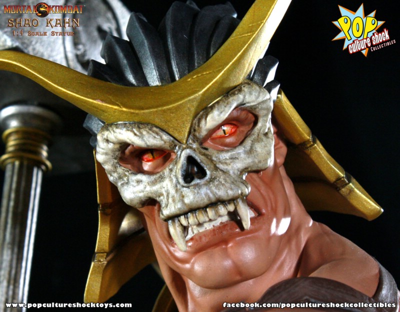 Estátua de Shao Kahn tem capacete removível e olhos que brilham - TecMundo